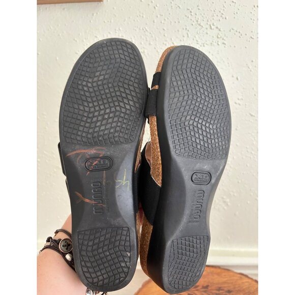 Munro Womens Aries Slip-On Sandals Black Strappy Comfort Design Size 8M - Picture 8 of 11